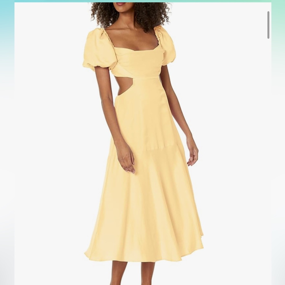 ASTR the Label Yellow Dress
